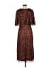 Mac Duggal 100% Polyester Stars Brown Cocktail Dress Size 8 - photo 2