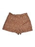 Whit Print Brown Shorts Size 4 - photo 2