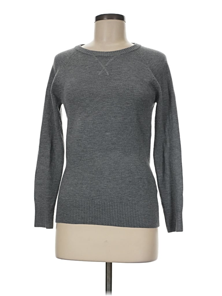 Pre-owned French Connection Pullover Sweater In Gray