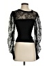Express Black Long Sleeve Top Size XXS - photo 1