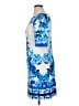 Eliza J Print Blue Cocktail Dress Size 14 - photo 5