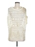 aniina 100% Polyester Ivory Sleeveless Blouse Size M - photo 1