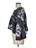Free People Floral Gray Pullover Sweater Size L - photo 5