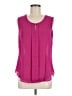 Laundry by Shelli Segal Pink Sleeveless Blouse Size M - photo 1
