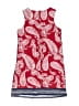 Lands' End Paisley Red Dress Size 7 - photo 2