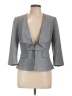 White House Black Market Gray Blue Blazer Size 10 - photo 1