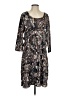 Tango Mango Print Brown Casual Dress Size 1 (tall) - photo 1