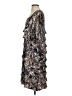 Tango Mango Print Brown Casual Dress Size 1 (tall) - photo 5