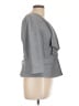 White House Black Market Gray Blue Blazer Size 10 - photo 4