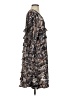 Tango Mango Print Brown Casual Dress Size 1 (tall) - photo 4