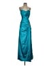 Assorted Brands 100% Polyester Teal Cocktail Dress Size XS - photo 1