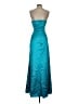 Assorted Brands 100% Polyester Teal Cocktail Dress Size XS - photo 2