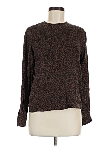 Ann Taylor Long Sleeve Silk Top (view 1)