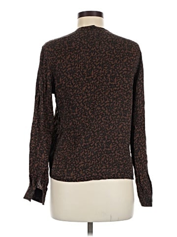 Ann Taylor Long Sleeve Silk Top (view 2)
