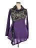 Lucky Purple Long Sleeve Blouse Size XXL - photo 1