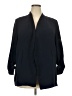 T Tahari 100% Polyester Blue Black Blazer Size 2X - photo 1