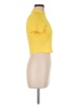 Shein Yellow Short Sleeve Turtleneck Size 6 - photo 4