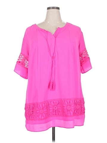 Gibson Latimer Short Sleeve Blouse (view 1)