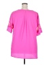 Gibson Latimer Pink Short Sleeve Blouse Size 2X - photo 2