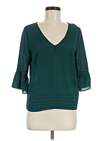 Pins and Needles 3/4 Sleeve Blouse (view 1)