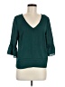 Pins and Needles 100% Polyester Teal 3/4 Sleeve Blouse Size M - photo 1