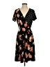 Tacera Polka Dots Black Casual Dress Size S - photo 1