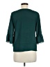 Pins and Needles 100% Polyester Teal 3/4 Sleeve Blouse Size M - photo 2