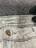 Tractr Stripes Silver Denim Shorts Size 4 - photo 3
