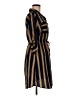 Speed Control 100% Polyester Stripes Brown Casual Dress Size M - photo 4