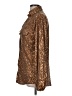 Windsor Animal Print Brown Long Sleeve Blouse Size M - photo 5