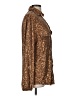Windsor Animal Print Brown Long Sleeve Blouse Size M - photo 4