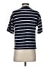 Zara 100% Baumwolle Blue Short Sleeve Top Size S - photo 2