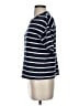 Zara 100% Baumwolle Blue Short Sleeve Top Size S - photo 5