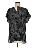 St. John 100% Silk Black Short Sleeve Silk Top Size M - photo 1