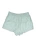 Solid & Striped 100% Linen Hearts Green Shorts Size L - photo 2
