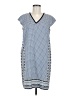 Alfani 100% Polyester Graphic Blue Casual Dress Size 6 - photo 1
