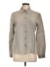 Prada Gray Long Sleeve Silk Top Size EU (IT) 46 / US 10 - photo 1