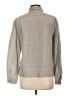 Prada Gray Long Sleeve Silk Top Size EU (IT) 46 / US 10 - photo 2
