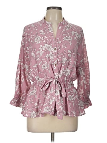 Sweet Rain 3/4 Sleeve Blouse (view 1)