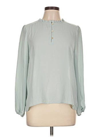 Ann Taylor LOFT Outlet Long Sleeve Blouse (view 1)