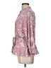 Sweet Rain 100% Polyester Pink 3/4 Sleeve Blouse Size L - photo 5