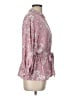 Sweet Rain 100% Polyester Pink 3/4 Sleeve Blouse Size L - photo 4