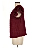 Cupio Burgundy Short Sleeve Blouse Size M - photo 5