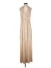Boston Proper 100% Polyester Tan Casual Dress Size S - photo 1