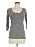 Tresics Gray 3/4 Sleeve Top Size M - photo 1
