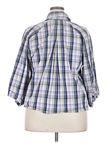 Erika 3/4 Sleeve Button-Down Shirt (view 2)
