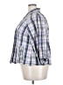 Erika Plaid Blue 3/4 Sleeve Button-Down Shirt Size 2X - photo 5