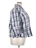 Erika Plaid Blue 3/4 Sleeve Button-Down Shirt Size 2X - photo 4