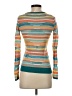 Sparrow Stripes Teal Pullover Sweater Size S - photo 2