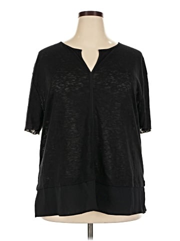 Bobeau Short Sleeve Blouse (view 1)